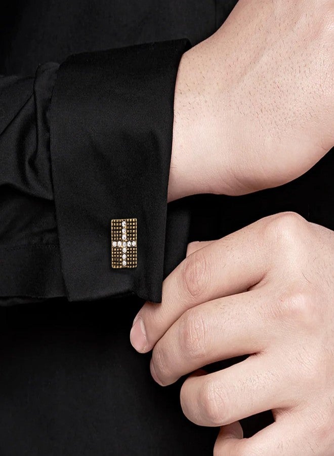 VOYLLA Noble Crest Mens Cufflinks|Cufflinks For Men|Gift For Men|Formal|Chic|For Brother|For Lover - Image 3