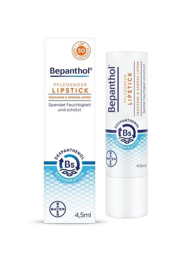 Bepanthol Lipstick With Dexpanthenol,SPF 30 and Vitamin E .Moisturizing Care Stick for Dry, Cracked and Brittle lips, 4.5 g /0.15 Oz - Image 1