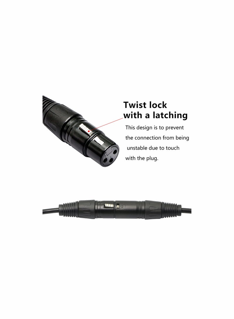 XLR 3-Pin to RJ45 Female Adapter Cable for DMX Controllers, 1.1ft Ethernet Extension Cable, Perfect for Audio and Lighting Systems - Image 4