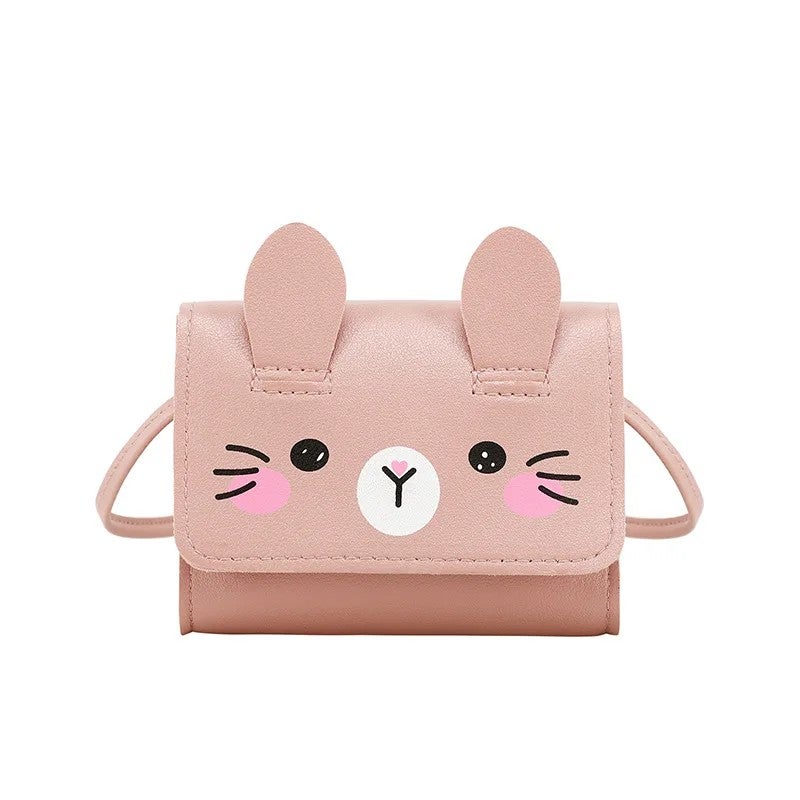 Y&D New Fashion Cartoon Printing  Girls Purses PU Leather Cute Side Bag for Girls Stylish Simple Mini Crossbody Bags - Image 1