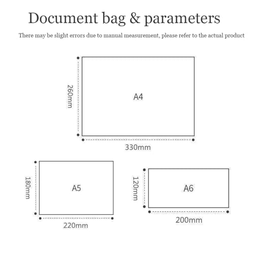 HEXONIQ Mesh Zipper Pouch, Zipper File Bags with Grid, A6 Sizes, Zip Document Holder for School, Office Supplies, Travel (A6, White, Pack of 2) - Image 2