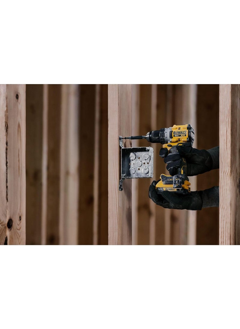 DEWALT DEWALT 20V MAX XR Cordless DrillDriver Kit Brushless Compact with 2 Batteries and Charger DCD800D2  - Image 2
