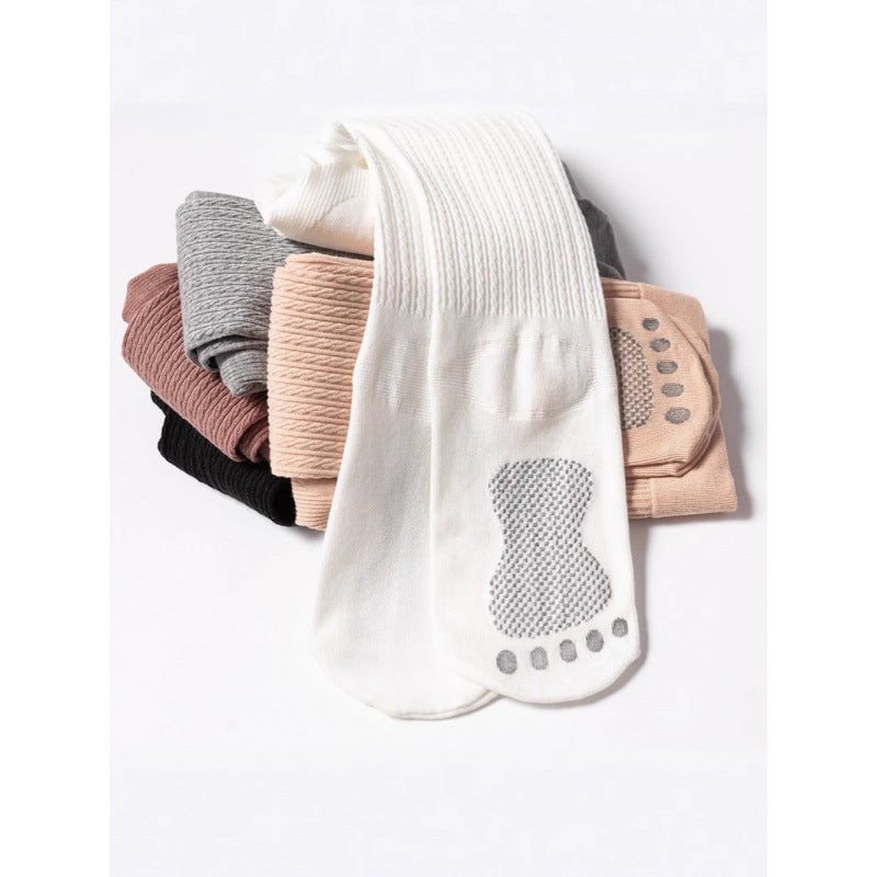 2025 New Children'S All-Match Girls' Leggings White Twist Baby All-In-One Socks Student Pantyhose - Image 3