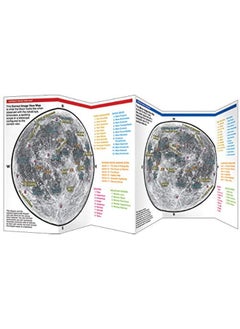 The Moon: A Folding Pocket Guide to the Moon, Its Surface Features, Phases & Eclipses