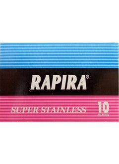 10 Rapira Super Stainless Razor Blades  Create Your Sampler 86 Brands Available