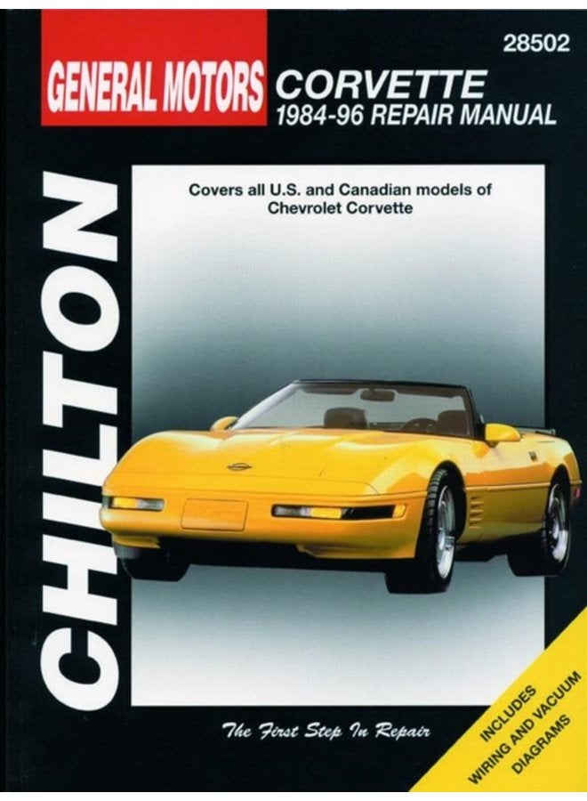 Chevrolet Corvette 84 96 Chilton - Paperback