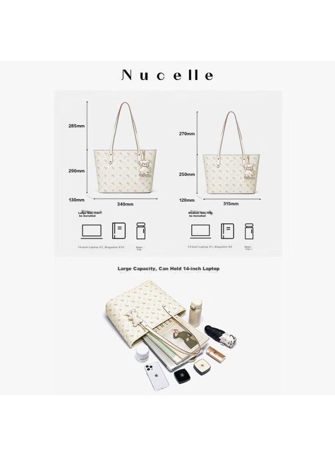 NuCelle Nu Niuzhilan Original Pegasus Tote Bag, Large Capacity Women's Handbag New High-end Feel, Shoulder Bag For College Students, Commuting, Ladies' Bag, 13.3-inch Laptop Messenger Bag, Birthday Gift For Girlfriend, Best Friend, Or Mother - Image 3