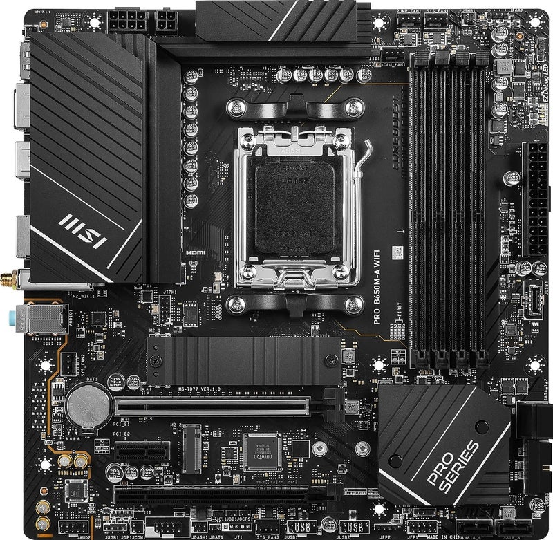 INLAND CPU AMD Ryzen 5 7600X CPU Processor with MSI PRO B650M-A WiFi ProSeries Motherboard (AM5, mATX, DDR5, M.2, USB 3.2 Gen 2, Wi-Fi 6E), Sold by Micro Center - Image 3