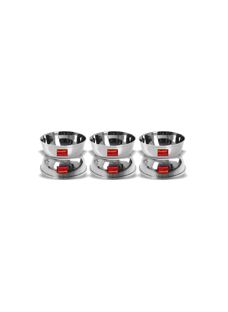 Sumeet Stainless Heavy Gauge Bowl Set 6Pc - Image 5