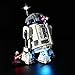 BrickSoul Light Up Kit Compatible with Lego R2D2 75379 Building Set Upgrade Design Lighting Accessories CableHiding Tech for Display 75379 Set NOT Included - Image 3