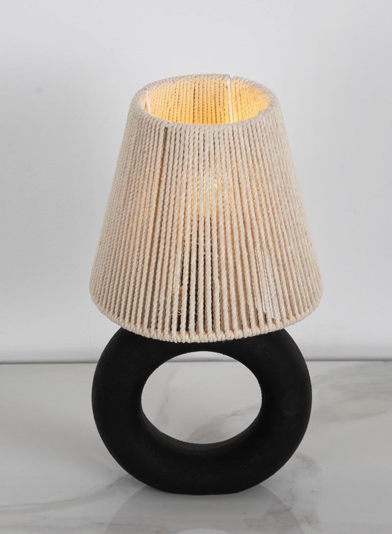 Cluc Ciambella Black Table Lamp - White - Image 4