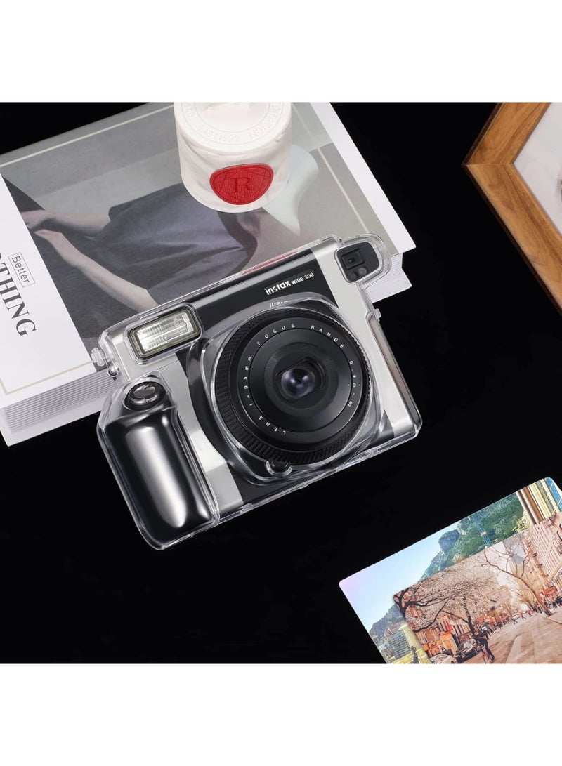 SOLARAE Ransparent Case, Crystal Hard Cover with Precise Cutout, Protective Case Clear Compatible with Fujifilm Instax Wide 300 Instant Film Camera - Image 5