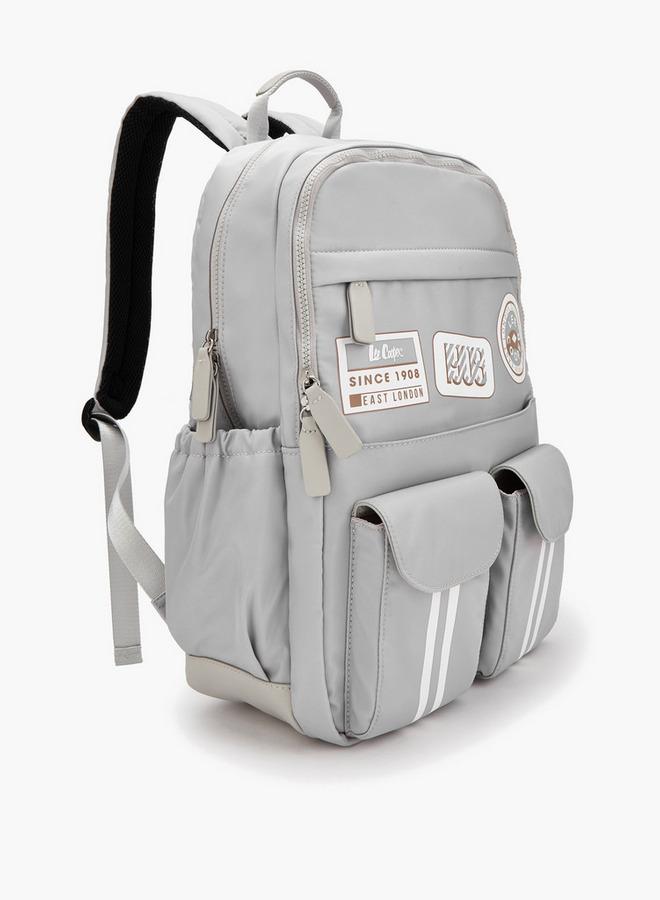 Lee Cooper Logo Print Backpack With Padded Shoulder Straps - Image 3