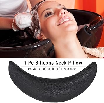 Anself Silicone Neck Pillow Neck Rest Salon Hair Shampoo Bowl Neck Pillow Gripper Hair Washing Sink Basin Tool Hair Washing Tool - Image 5