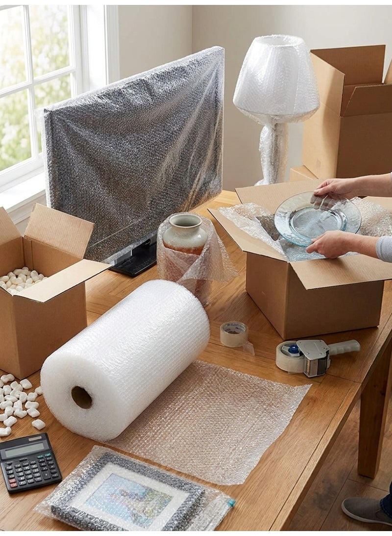Living Heavy Duty Bubble Wrap Roll for Shipping and Packing Fragile Items | Shock-Absorbing Cushioning Bubble Roll for Moving and Glass Protection - Image 1