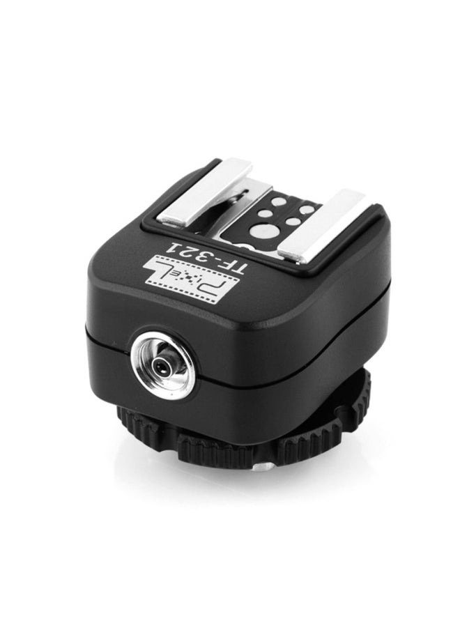 Pixel Pixel TF-321 Pixel e-TTL Flash Hot Shoe to Pc Adapter for Canon DSLRs and Flashguns  - Image 2