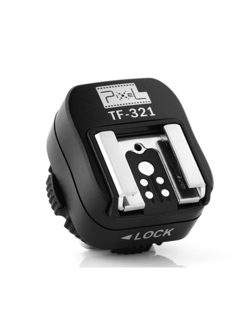 Pixel TF-321 Pixel e-TTL Flash Hot Shoe to Pc Adapter for Canon DSLRs and Flashguns