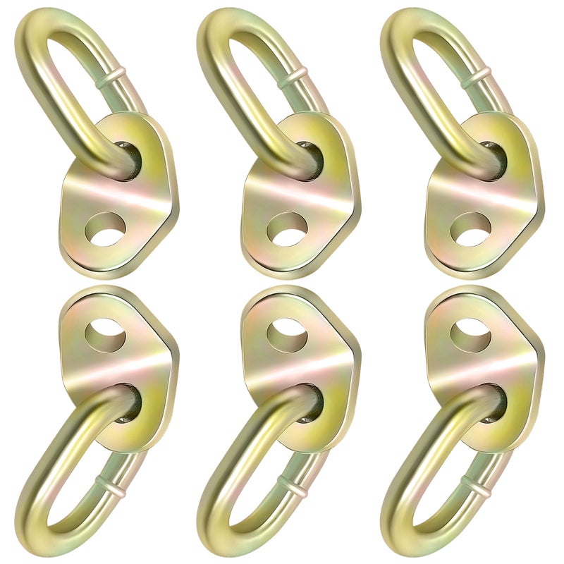 Easily 7100 Engine Lift Bracket 5500 lb Capacity Engine Lifting Brackets Engine Support bar for Using with Engine Hoist Leveler and Lifting Sling Rigging Engine Stand Gold Pack 6 - Image 2