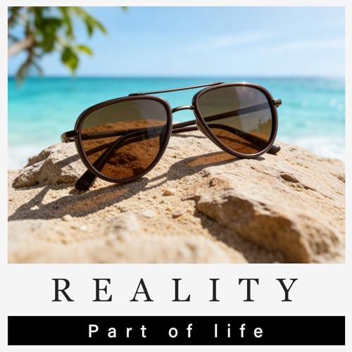 KUGUAOK Polarized Aviator Sunglasses for Women Men UV Protection Running Outdoors Tangle Free Sun Glasses Vintage Shades - Image 4