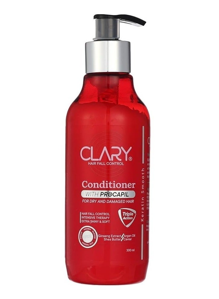Clary Hair Fall Control Complete Care Set – Shampoo, Conditioner & Hair Mask 300ml - Image 3