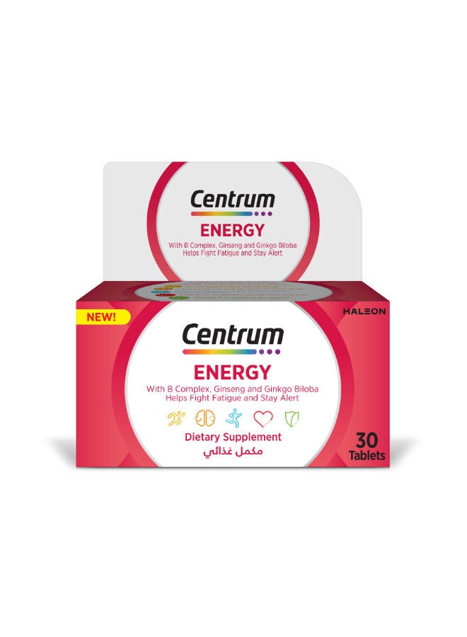 سنتروم Centrum Energy, 30 tablets - Image 5