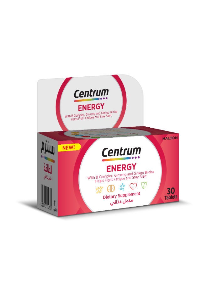 سنتروم Centrum Energy, 30 tablets - Image 4