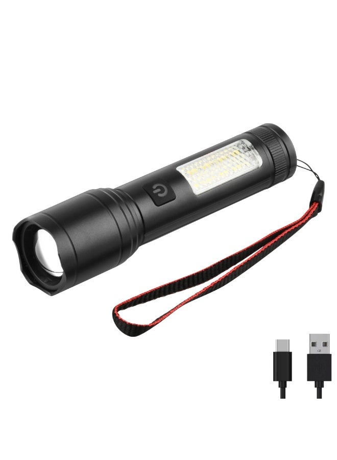 White Laser Camping Flashlight