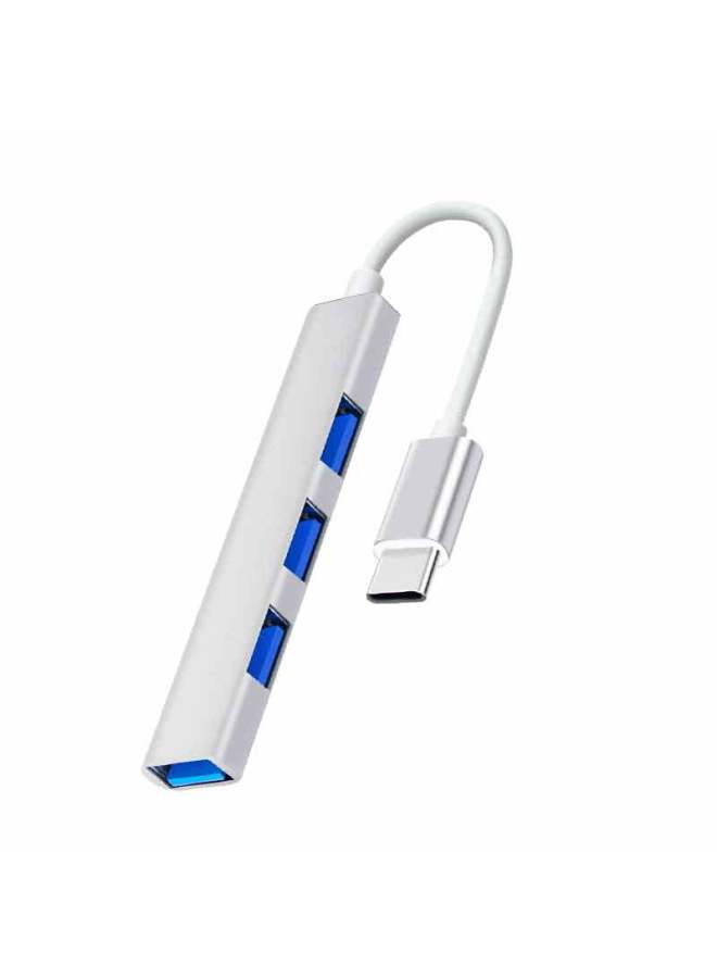 موسع USB 3.0 مقسم منفذ Type-C متعدد المنافذ لمحولات اللاب توب - محور توسعة USB واحد إلى أربعة - Image 5