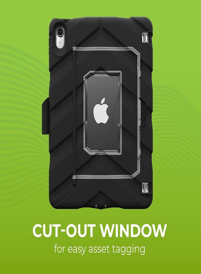 جمدروب جراب Gumdrop Hideaway لجهاز iPad مع حامل، متوافق مع جهاز Apple iPad من الجيل العاشر (10.9 بوصة) - متين، مقاوم للصدمات، موثوق، ومختبر ضد السقوط، مناسب للأطفال، وطلاب المدارس (من الروضة إلى الصف الثاني عشر)، والمعلمين، والفصول الدراسية، والاستخدام المدرسي - أسود - Image 5
