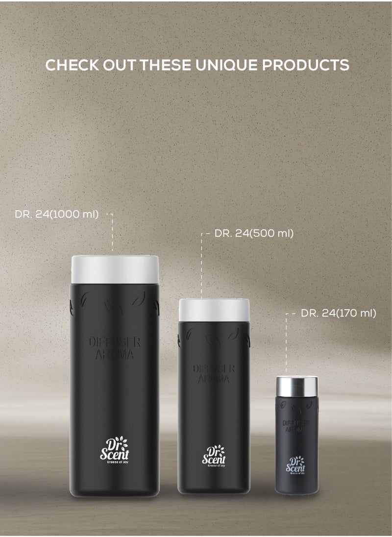 Dr Scent Dr. 24 Diffuser Aroma Oil, with Notes of Citrus, Floral & Hints of Amber (170 ML)  - Image 2