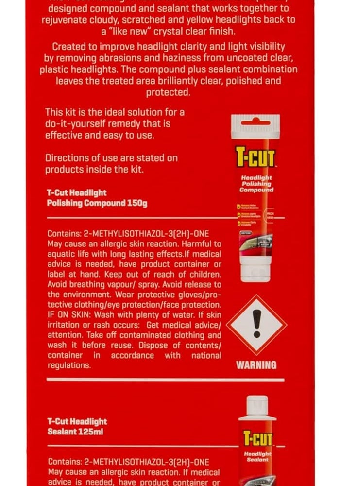 T-Cut THK001 Headlight Restoration Kit - Image 2