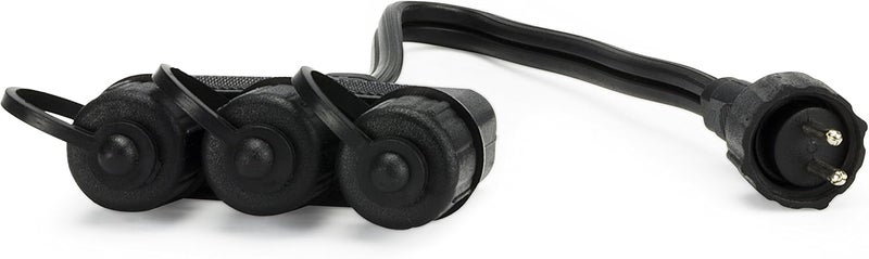 Aquascape Aquascape 98489 3Way QuickConnect Pond Garden and Landscape Lighting Splitter Black  - Image 2