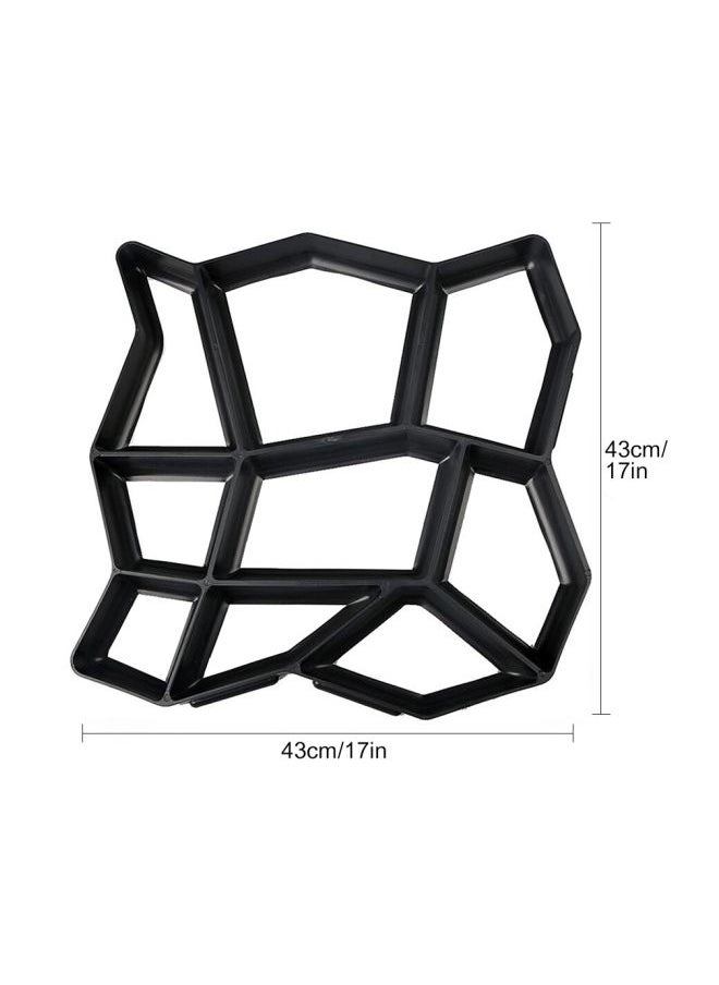 Generic Concrete Cement Stone Design Paver Walk Mould Black 43x43centimeter  - Image 5