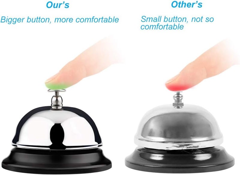 Comtrue Service Bell, Call Bell, Desk Bell, Big Button, Improved Version - Image 2