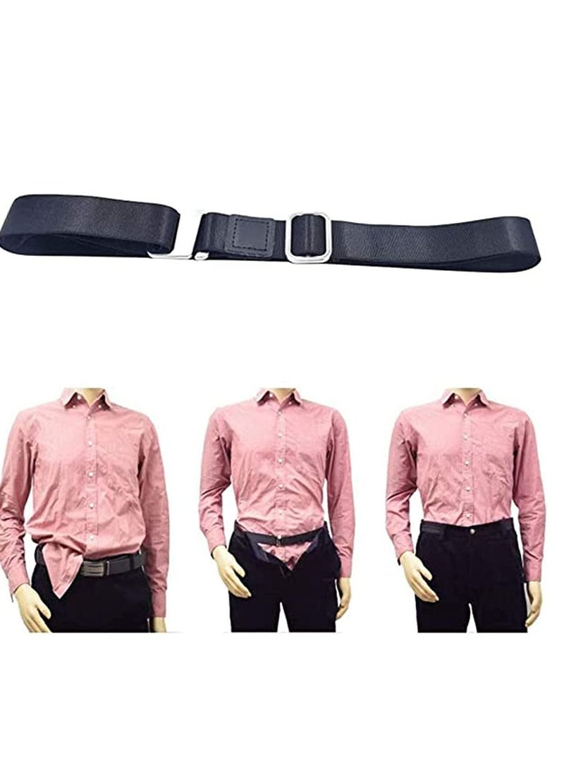 SYOSI - Men Shirt Stays Shirt Lock Belt Adjustable Elastic Shirt Holder - Image 1