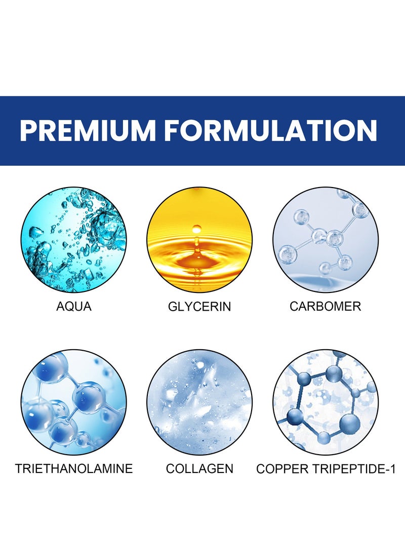 إيلهو ببتيد Mots-c ، مجموعة مصل الببتيد النحاسي الأزرق ، مصل الببتيدات النحاسية للوجه ، مصل الببتيد النحاسي الأزرق المضاد للشيخوخة (1Box) - Image 5