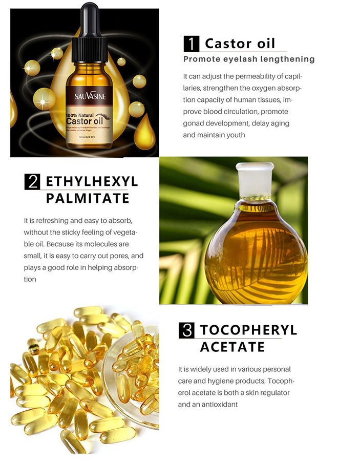 Eyelash Enhancer Castor Oil Clear