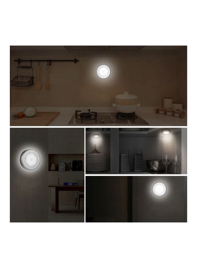 NIBEMINENT 3-Piece LED Motion Sensor Light White 8x2.4centimeter  - Image 4