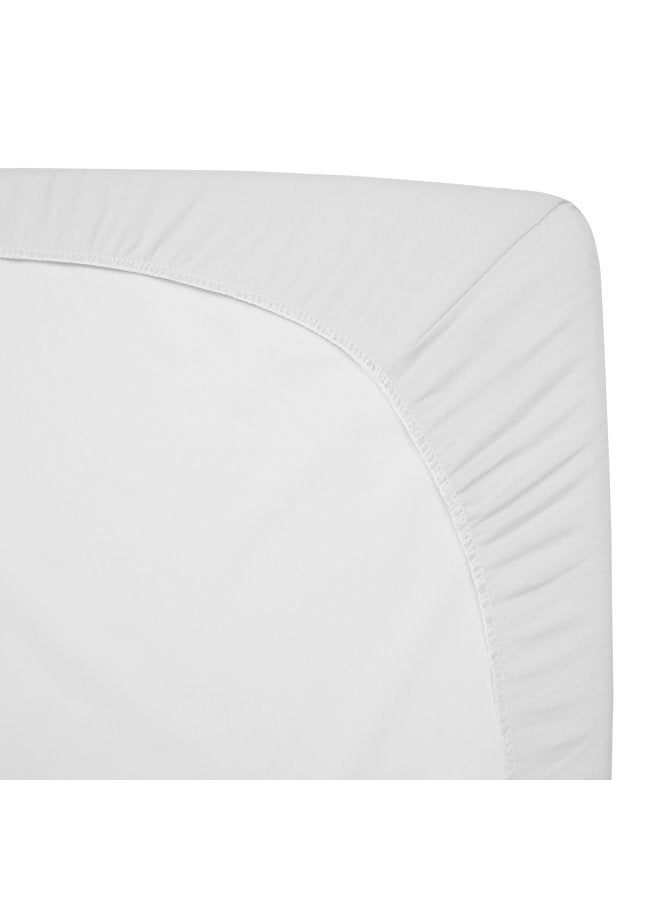 American Baby Company 3 Pack Fitted Crib Sheets 28" x 52", Soft Breathable Neutral 100% Cotton Jersey Sheet, White, for Boys and Girls, Fits Crib and Toddler Bed mattresses  - Image 5
