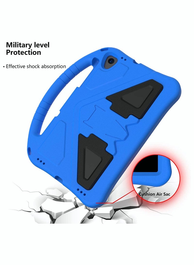 Captaintech Kids Tablet Case for Lenovo Tab M10 HD 2nd Gen/Smart Tab M10 HD 2nd Gen (TB-X306F TB-X306X), Lightweight Friendly Shockproof Handle Stand Cover Case, Blue - Image 3
