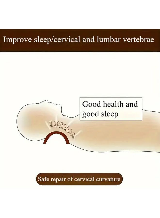 Bamboo Neck Pillow And Waist Pillow Set For Cervical Support And Sleep Improvement - Image 5