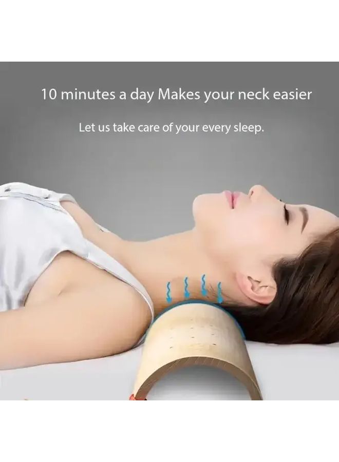Bamboo Neck Pillow And Waist Pillow Set For Cervical Support And Sleep Improvement - Image 3