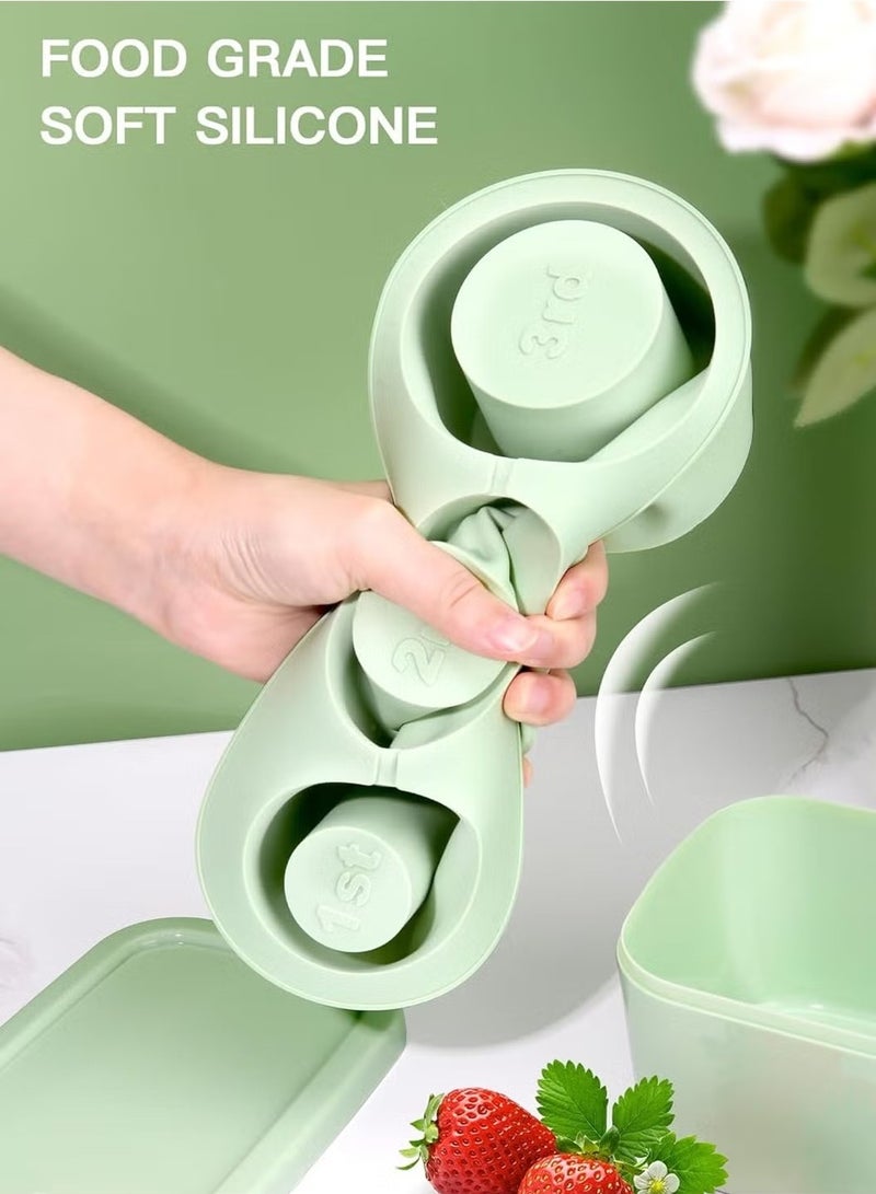 Bukela Ice Cube Tray for Stanley 40oz Tumbler, 3 Pcs Silicone Hollow Cylinder Ice Mold with Lid and Bin, Suitable for Ice Drink and Juice - Image 5