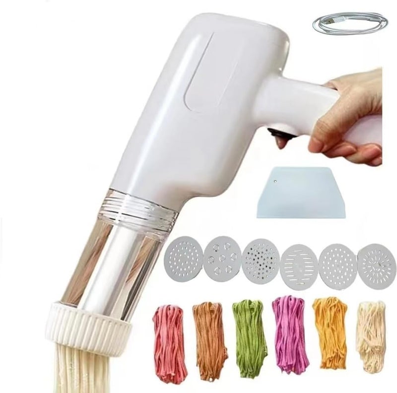 Nilzone Nilzone Automatic Noodle Making Machine Small MultiFunction Making Machine Stainless Steel Noodle Makerk Pasta Maker  - Image 1
