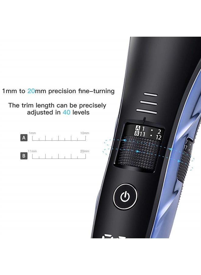 Roziapro Beard Trimmer for Men Cordless Hair Clipper Mustache Trimmer USB Rechargeable Home Hair Cutting Kit Precisely Fast Charging Low Noise - Image 2