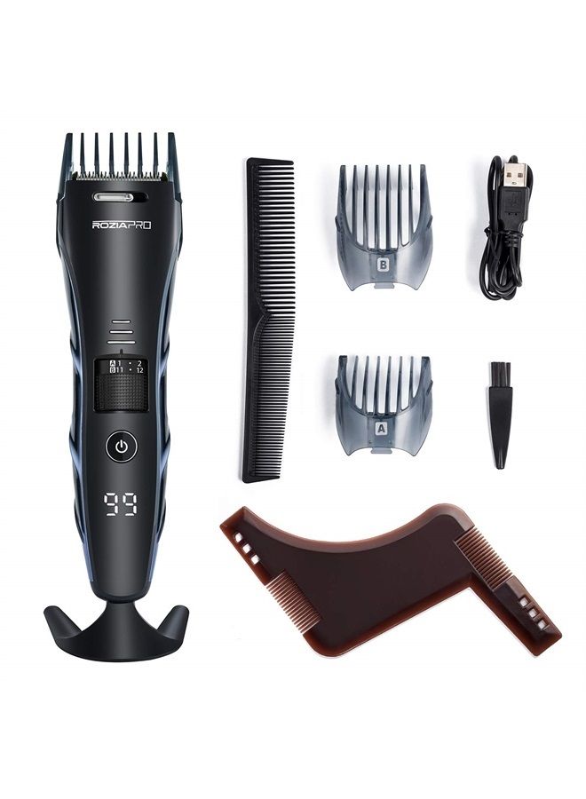 Roziapro Beard Trimmer for Men Cordless Hair Clipper Mustache Trimmer USB Rechargeable Home Hair Cutting Kit Precisely Fast Charging Low Noise - Image 1