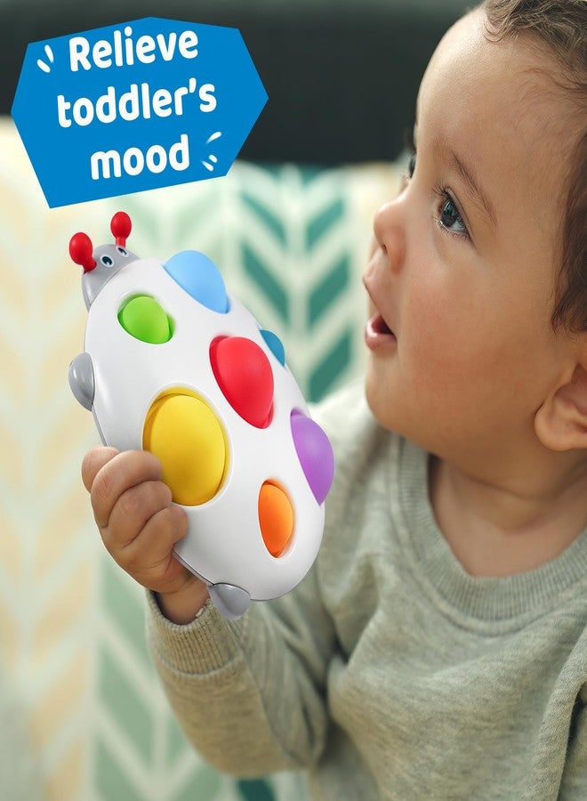 LiKee Fidget Popper Sensory Baby Toys for 10+ Months, Christmas Stocking Stuffers Push and Popping Busy Board, Montessori Toys for 1+ Years Old, Airplane Car Travel Toy for Toddlers 1-3 Stress Relief - Image 5