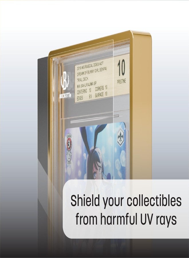 GradedGuard Graded Card Screen Protector 3-Pack for BGS | UV Protection | Crystal Clear | Scratch Resistant | Applies Directly to Slab | Install Kit - Image 3