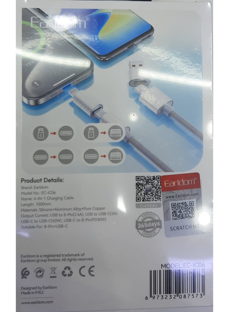 Earldom 4IN1 CHARGING CABLE - Image 2