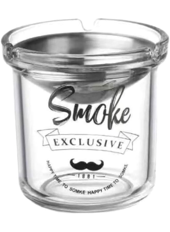 Glass Funnel Ashtray With Lid Large Size 47cm Desktop Decor Living Room Office Gift Idea - Image 1